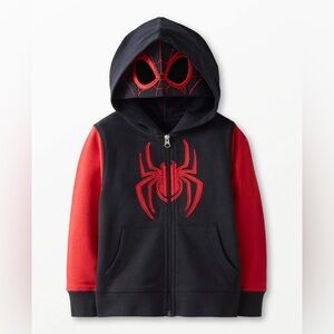 Hanna Anderson Marvel Miles Morales French Terry Hoodie - size 5